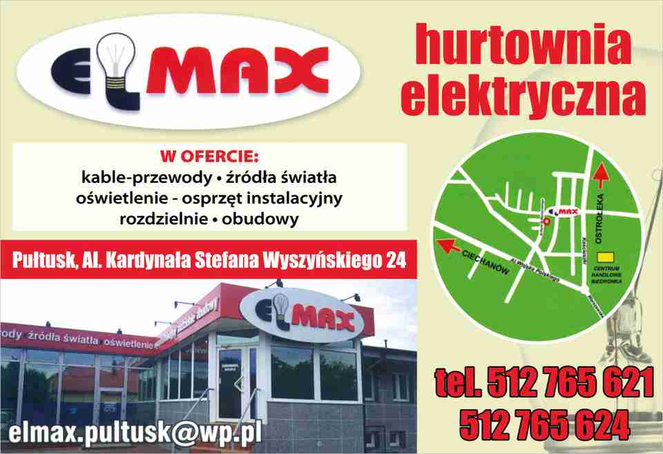 ELMAX HURTOWNIA ELEKTRYCZNA - obudowy, gniazdka PUŁTUSK obudowy, gniazdka PUŁTUSK